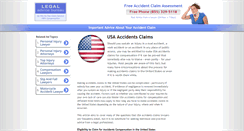 Desktop Screenshot of accidentsclaimslaw.com